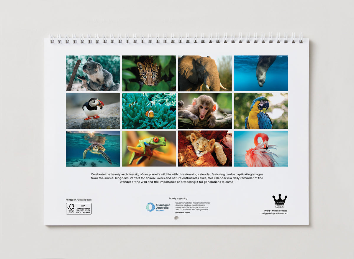 A4 Calendar - Wild Wonders