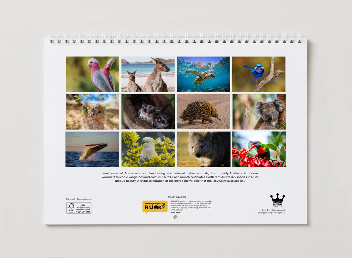 A4 Calendar - Australian Animals