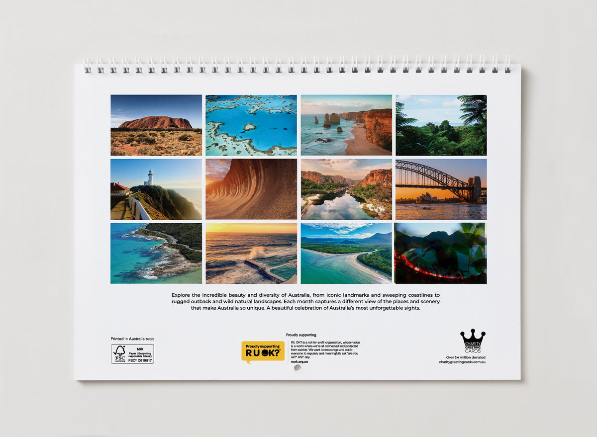 A4 Calendar - Australian Landmarks