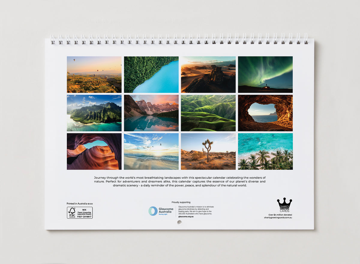 A4 Calendar - Earthscapes