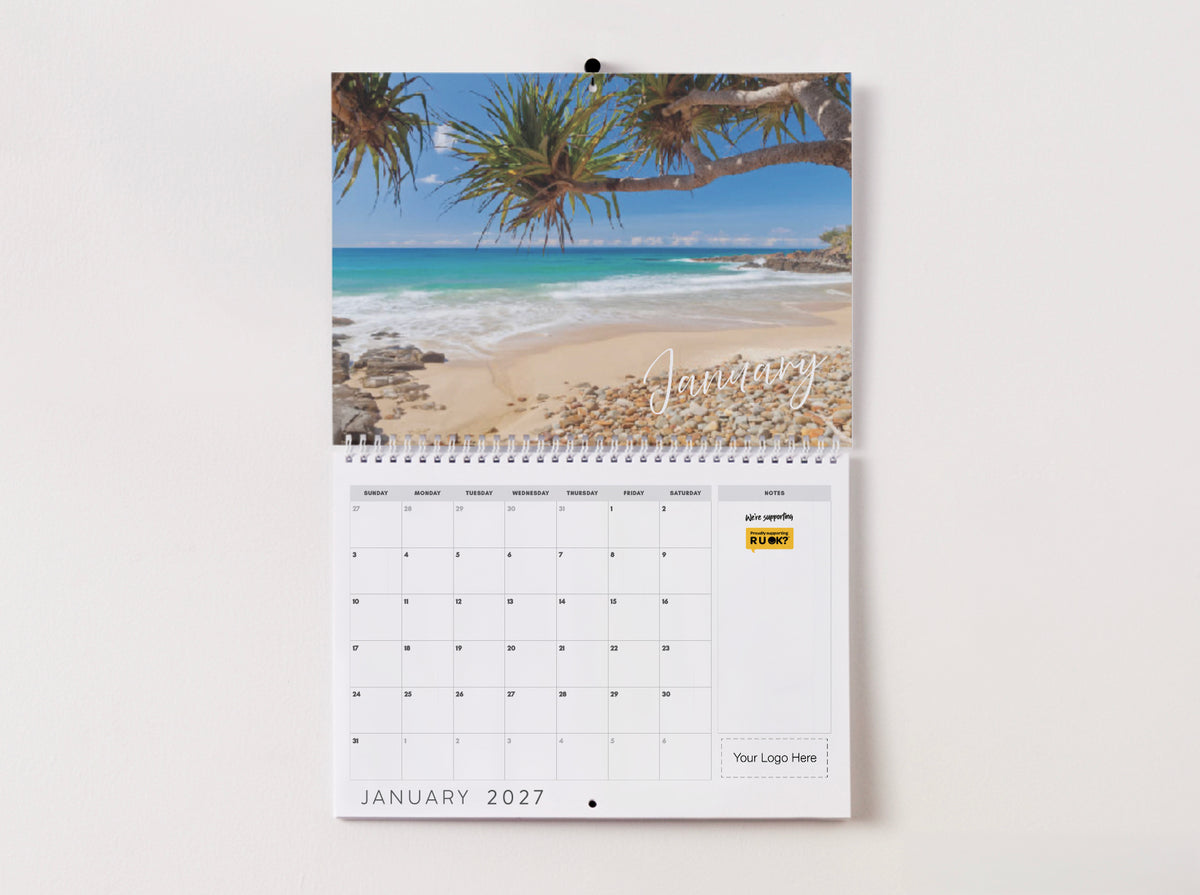 A4 Calendar - Australian Beaches