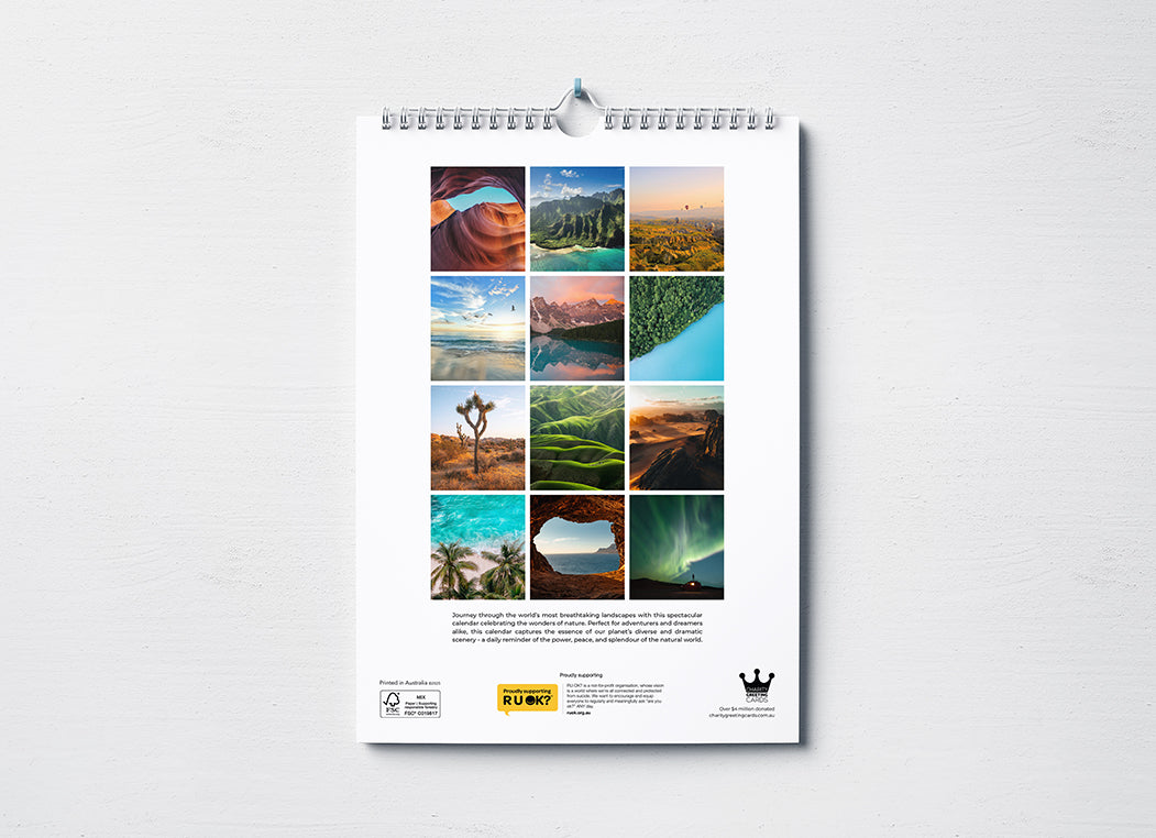 A4 Calendar - Earthscapes